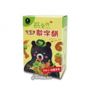 *熊愛你-蔬菜數字餅100g*1盒/